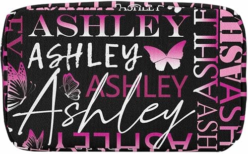 Miniatura 5 de InterestPrint Bolsa de almuerzo personalizada con nombre, lonchera de mariposa rosa degradada, regalo personalizado para nieta, nieto, sobrino,