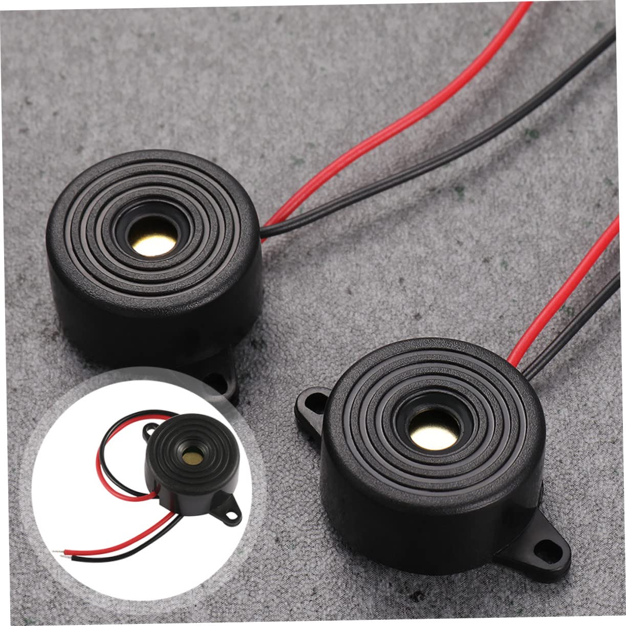 COSMEVIVI 3sets Electronic Piezo Buzzer for Circuit 2-Wire Leads Electric Buzzer Low Voltage High Buzzerl 5pcs*3