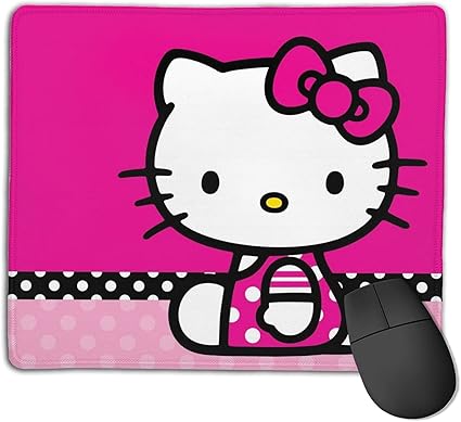 Amazon 壁紙ピンクの背景ハローキティ マウスパッド 小型 オフィス最適 おしゃれ 可愛い 滑り止めゴム底 付着力が強い 22x18x0 3cm Pyddp マウスパッド 通販
