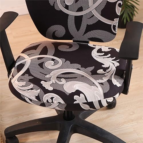 Miniatura 7 de Melaluxe Fundas para silla de oficina de computadora, funda universal protectora y elástica para silla giratoria