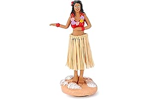 Enchanting Dashboard Hula Girl, the Perfect Automotive Companion