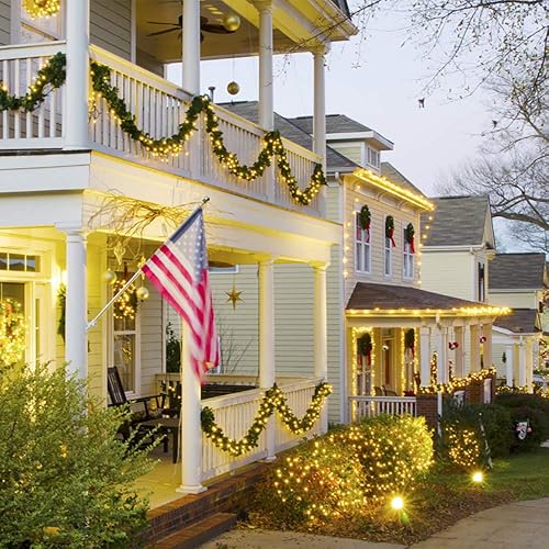 Miniatura 4 de XTF2015 Guirnalda de 1000 luces LED de Navidad de 336 pies, 8 modos de iluminación, impermeables, luces de árbol de Navidad, luces de hadas para