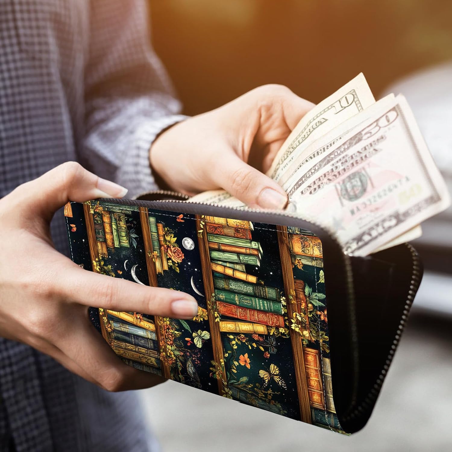 レディース財布、RFIDブロックレザークッチ, Rynqb 2025 Fbm-71