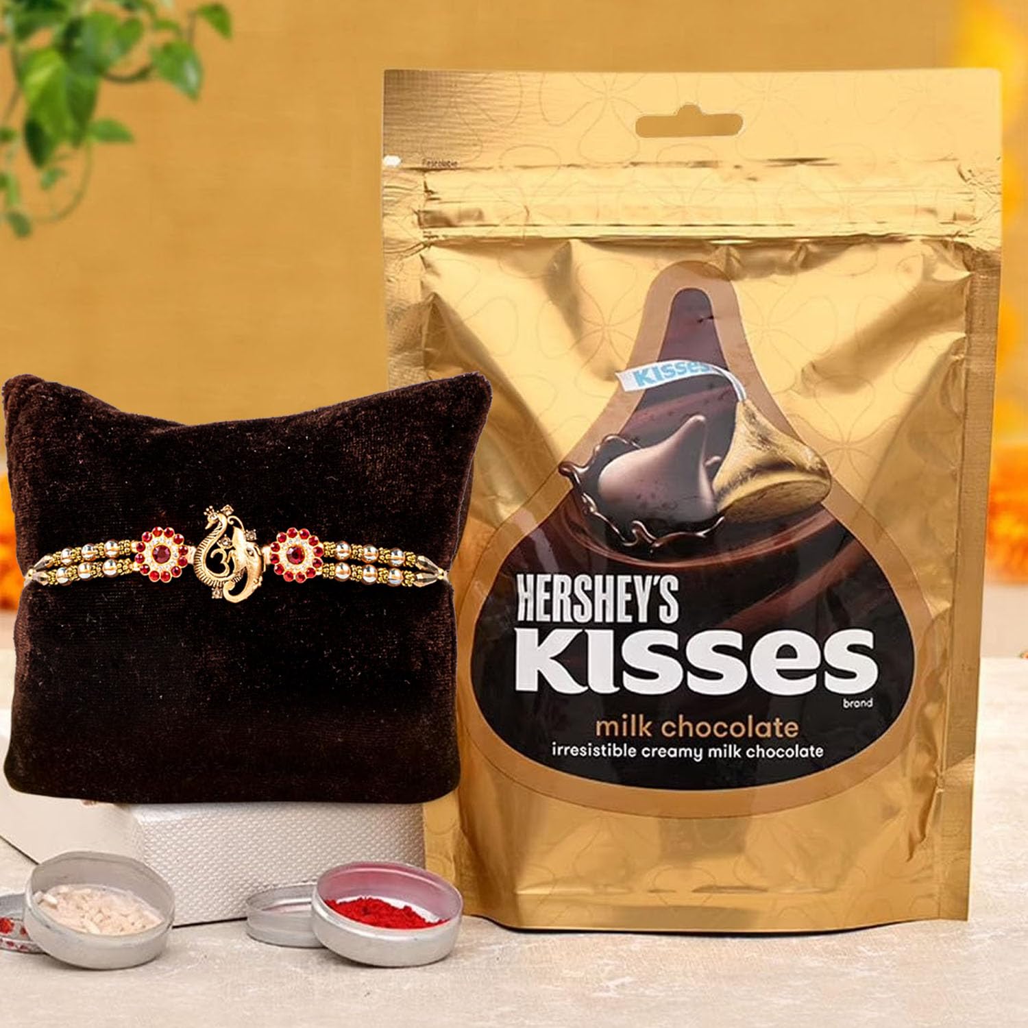 See full amazon price history chart for TIED RIBBONS Rakhi Gift for Brother with Chocolate - Designer Rakhi for Brother with Hersheys Kisses Chocolates Pack(200 Grams) TIED RIBBONS Rakhi Gift for Brother with Chocolate - Designer Rakhi for Brother with Hersheys Kisses Chocolates Pack(200 Grams) (B0B63YGQ8K) Amazon Price History, Amazon Price Tracker