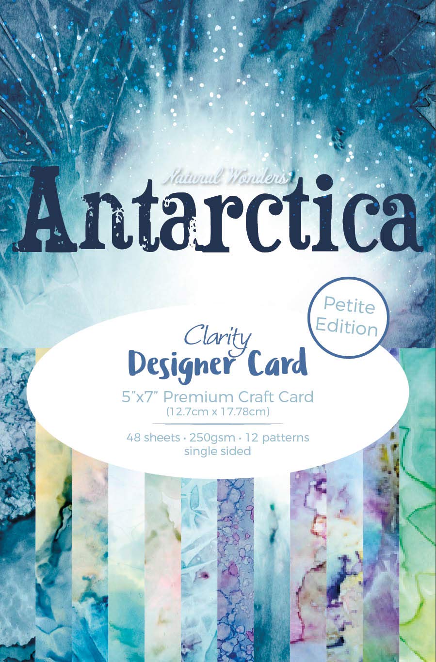 Carte Antarctica Clarity Petite Edition pour salon élégant inspire au quotidien