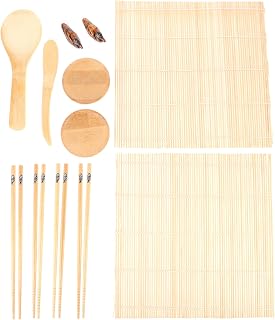 12 Piece Bamboo Sushi Tool Set for DIY Rice Ball Making