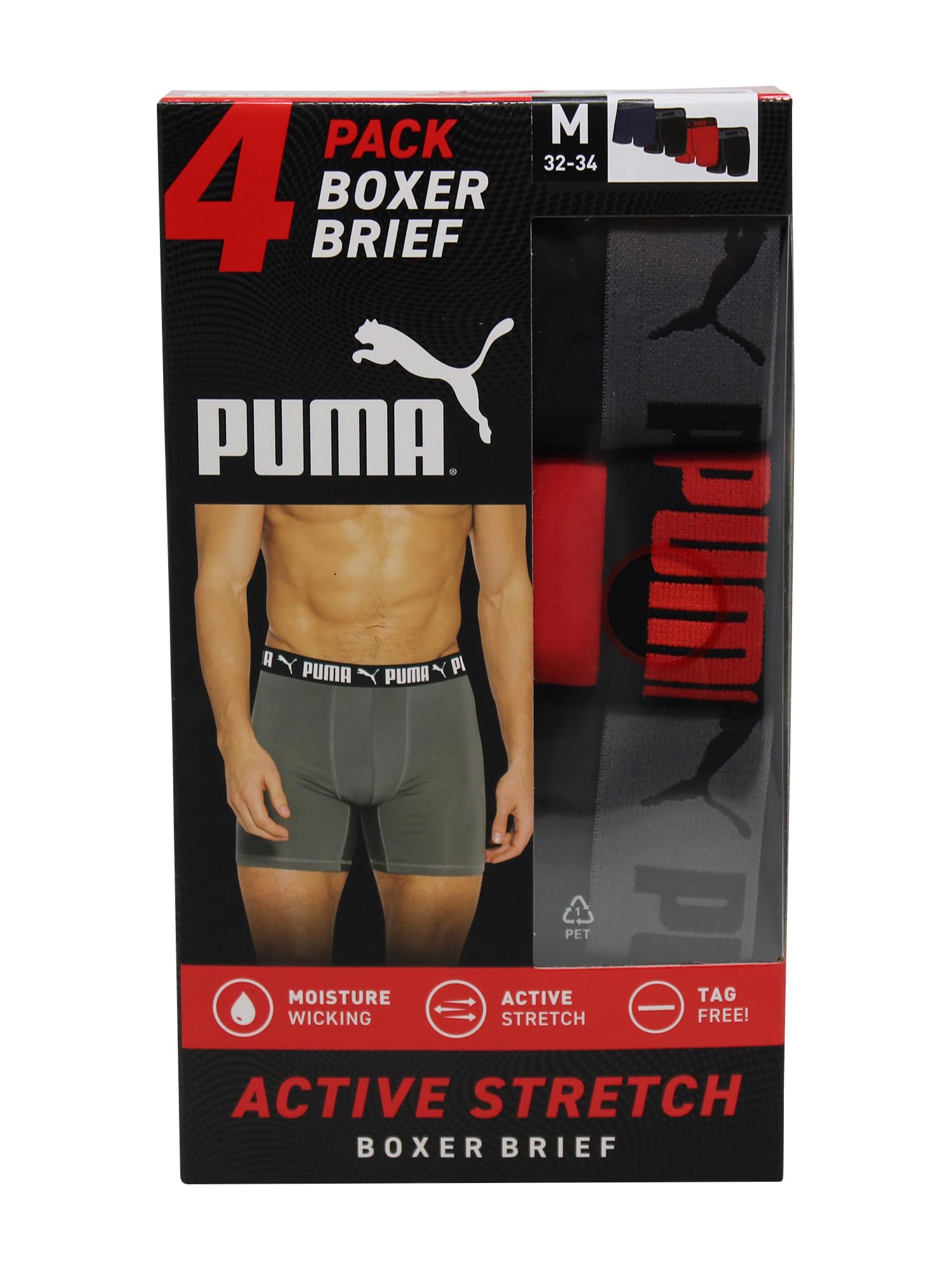 Puma - Basic Boxer 2P, Boxer da Uomo