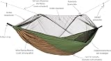 Amazonas az-1030430 Ultra-Light Adventure Moskito Thermo Hamac de Marche randonnée, Vert, Null - 2