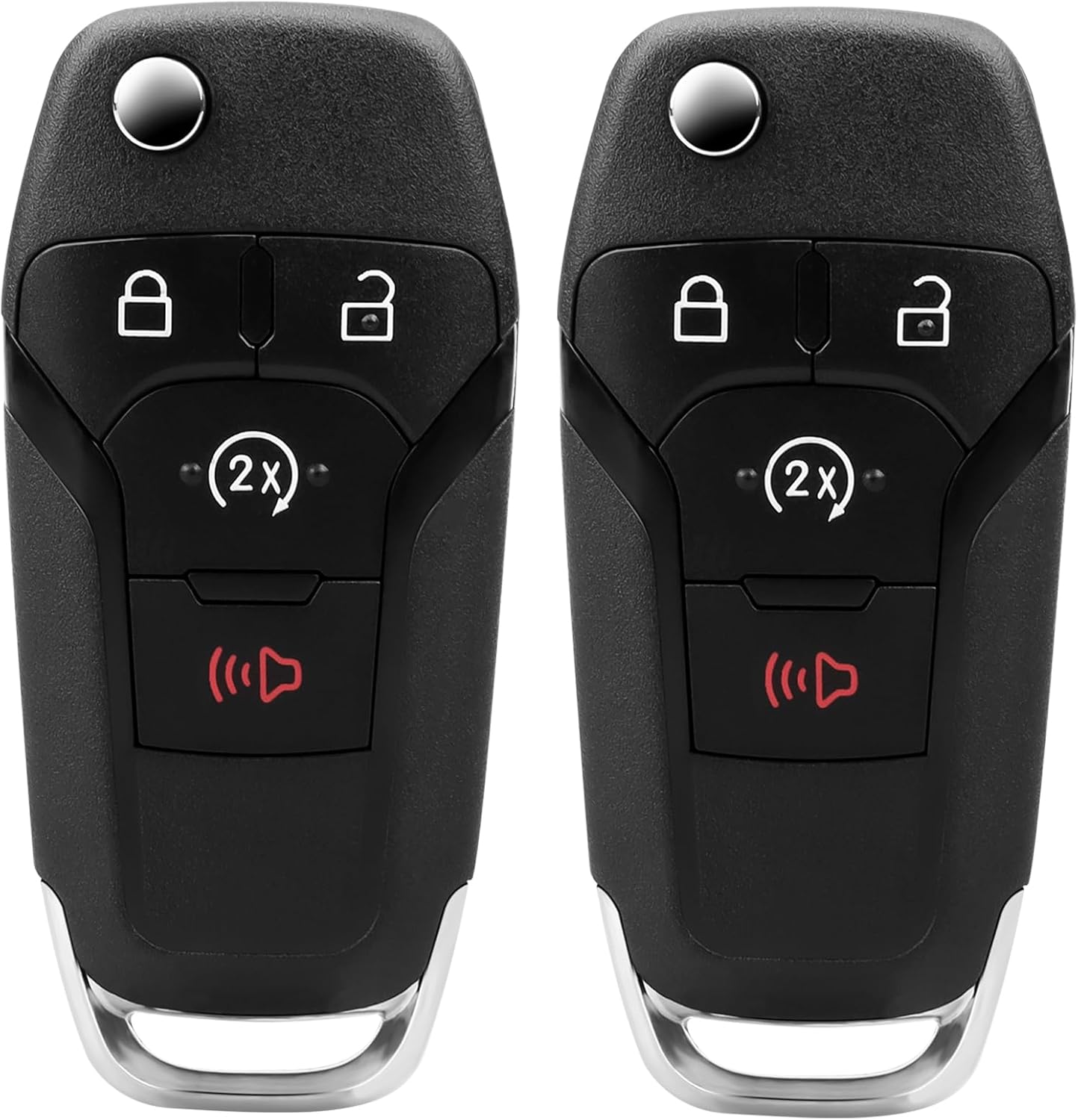 Key Fob, Keyless Entry Remote 2015-2023 Ford F150, 2017-2023 F250 F350 F450 F550, 2019-2023 Ranger, 2021 2022 Bronco, Key Fob Replacement N5F-A08TDA, 164-R8134, 902 MHz, 2 Pack