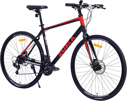 Bicicleta de carretera 700C, 3 velocidades 721, marco de aleación de aluminio, freno de disco, bicicleta de carreras, bicicleta de cercanías,