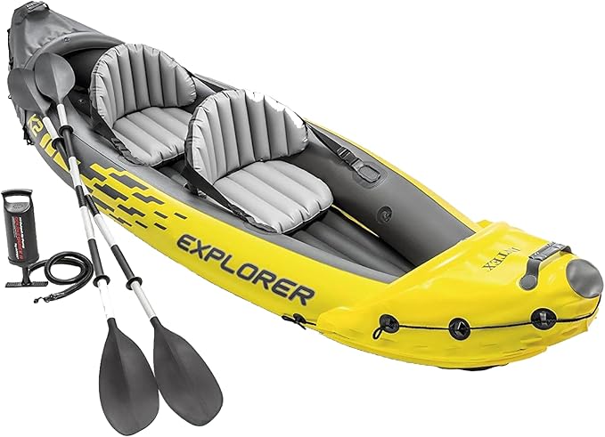 Intex Explorer K2 Kayak Inflable para 2 Personas con Remos y Bomba miniatura 6