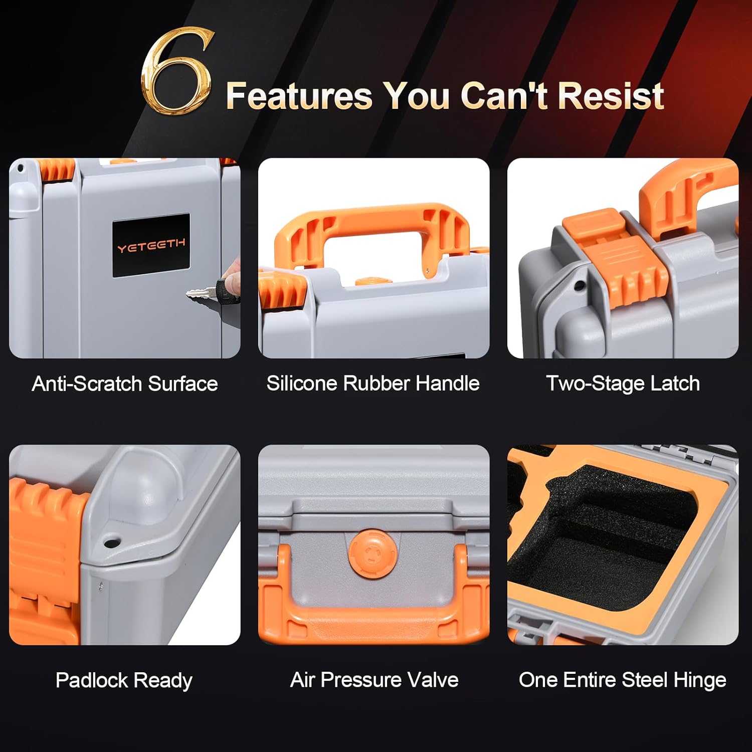 Drone Case for DJI Mini 2 SE: Waterproof Hard Travel Cases with Custom Foam for DJI Mini 4k/2 Fly Combo, Large Carrying Box for Drone, Batteries, Charger, Cable, Propeller & Accessories (Case Only)