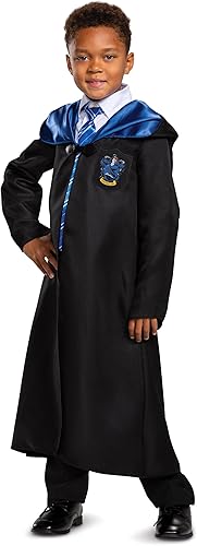 Miniatura 11 de Harry Potter Robe, Official Hogwarts Wizarding World Costume Robes, Classic Kids Size Dress Up Accessory