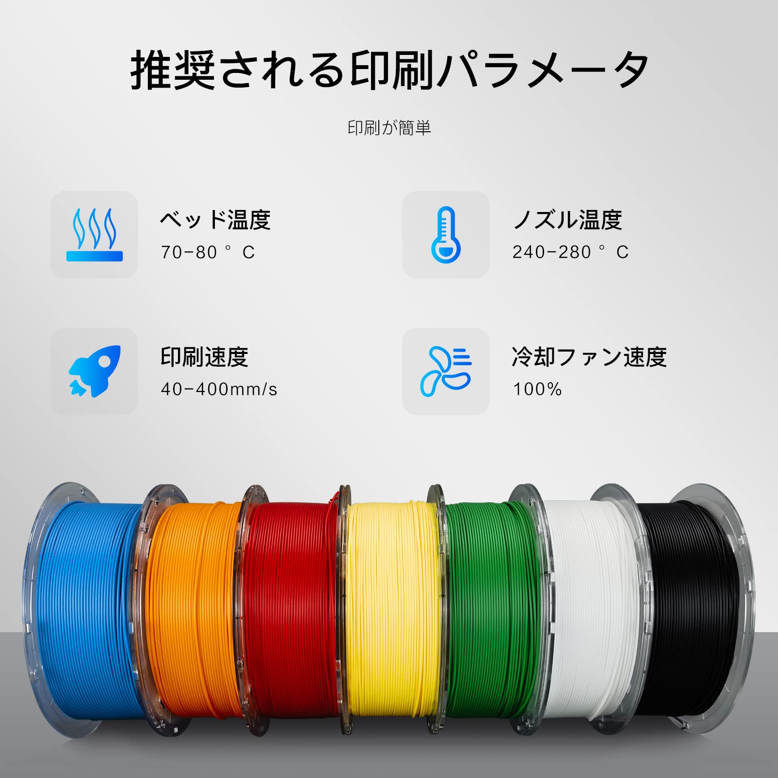 Amazon.co.jp: QIDI TECH PETG-Tough 3D プリンター フィラメント