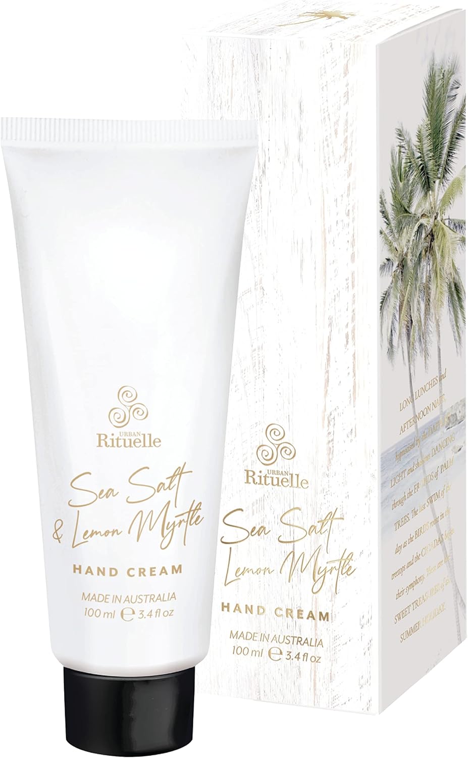 Urban Rituelle Sea Salt and Lemon Myrtle Hand Cream 100 ml : Amazon.com ...