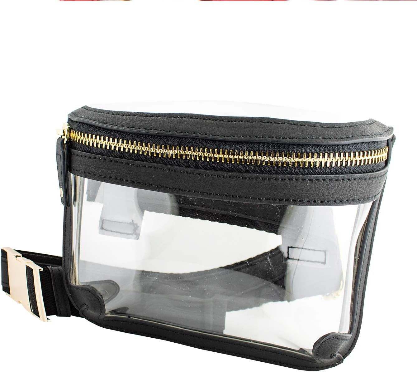 clear plastic bum bag