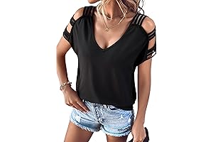 Women's Ladder Cut Out Concert T-Shirt