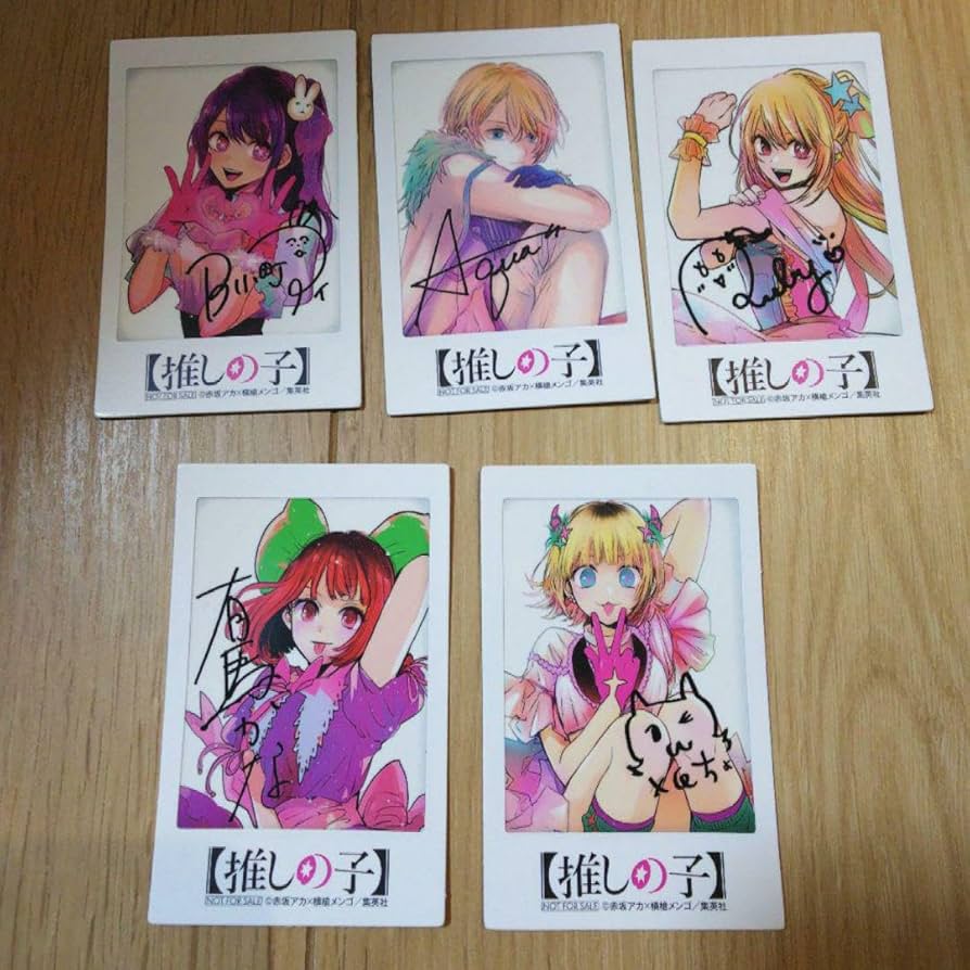 サイン入り アイドルグッズ 写真 約42cm x 50cm アップアップガールズ（仮）8人 全員サイン入りワイドチェキ