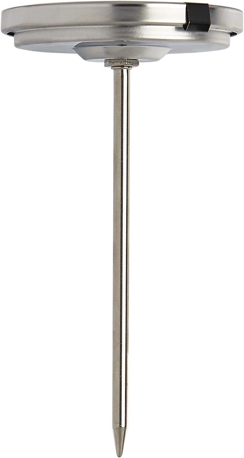 Side view of the CDN ProAccurate IRM200-GLOW thermometer, showing the full length of the stainless steel stem.