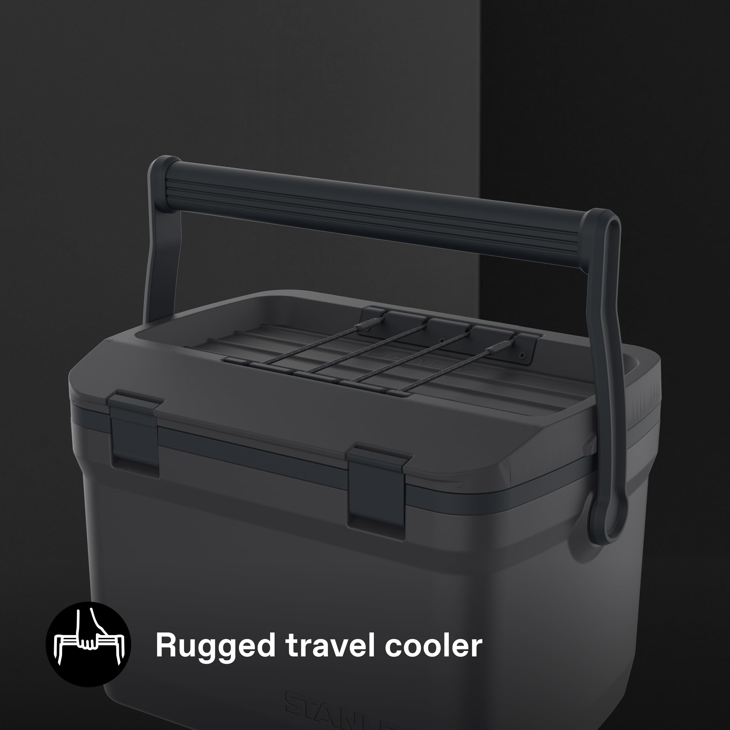 Stanley 1913 Adventure Outdoor Lodówka - Lód Do 48 Godzin - Cool Box - Bez BPA - Wytrzymała Skrzyniowa Lodówka Kempingowa - Może Służyć Jako Siedzisko - Szczelna