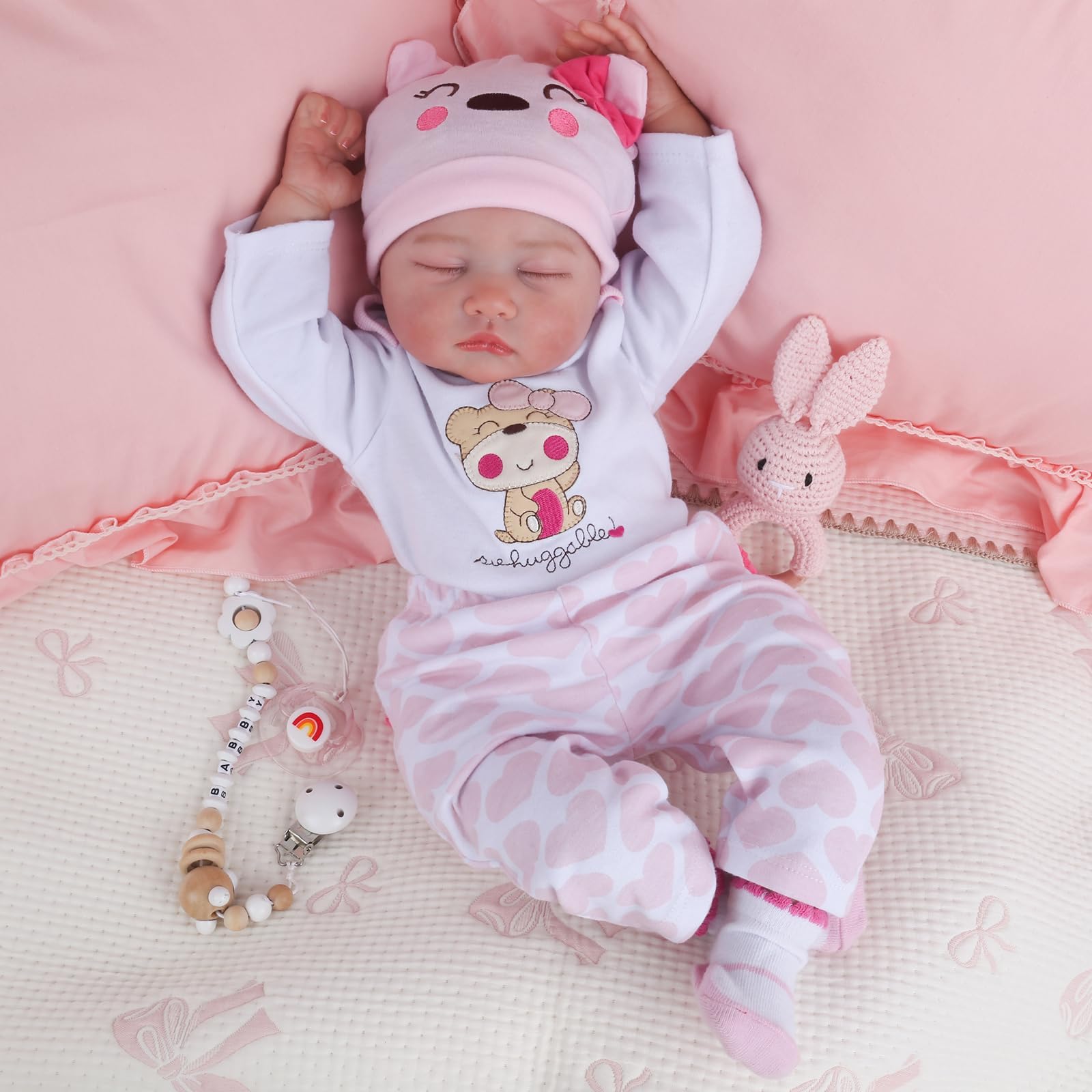 Kaydora Reborn Baby Doll – 22 Inch Realistic Silicone Sleeping Doll With Weighted Body, Clothes & Accessories