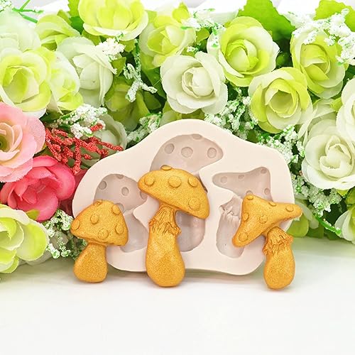 Miniatura 4 de 2 moldes de silicona para hongos y caracoles para fondant, chocolate, caramelo, pastel, decoración de pasteles, herramientas de pastelería, molde de