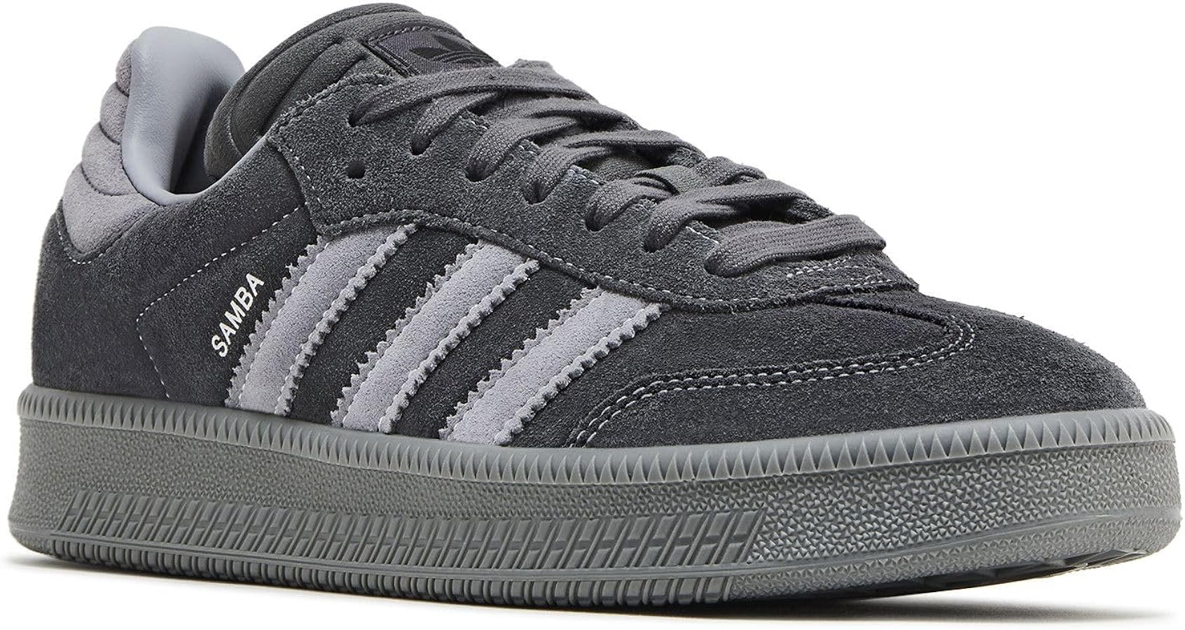 Amazon | [アディダス] スニーカー SAMBA XLG メンズ カーボン/グレー