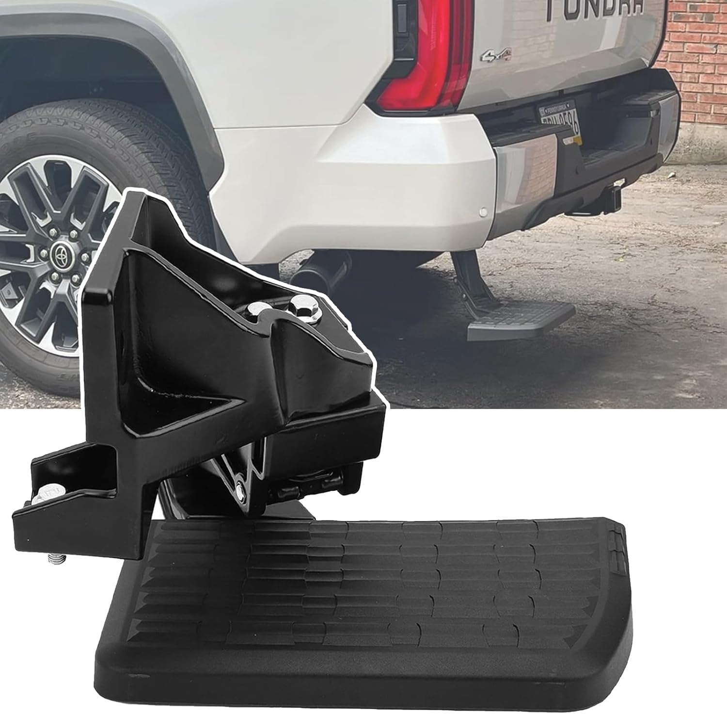 Tundra Rear Bed Step for Toyota Tundra 2022 2023 2024 Truck Bed Side Step Bumper Step Tailgate Bedstep Replace# PTS30-34000 PT392-34231