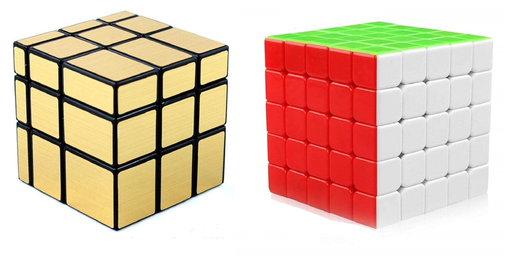 Enorme™ Cube Combos of Smooth 5x5x5 and 3x3x3 Golden Mirror High Stability Magic Puzzle Cube (B08L1QL6VB) Amazon Price History, Amazon Price Tracker