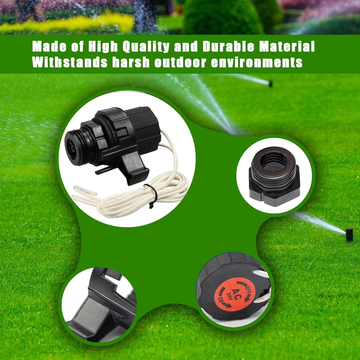 SOLASSG4 Solenoid Repair Kit Replacement for HydroRain Rain Bird 24V SOLASSG4 Sprinkler System PEB PGA EFB-CP BPE BPES and GB Valves,236239 Efficient Water Control(2 Pack)