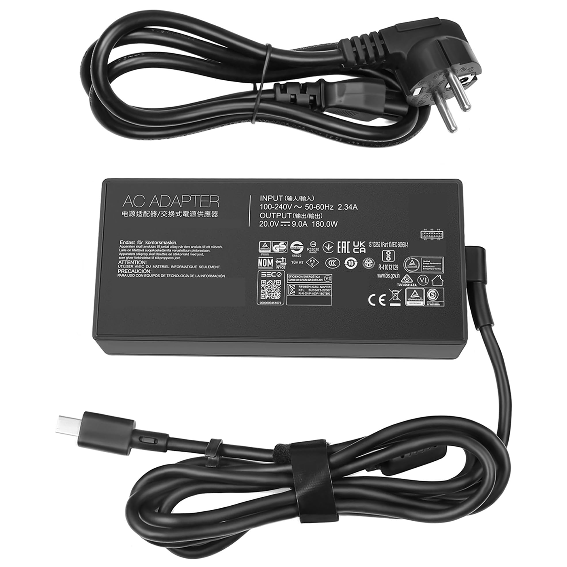 180W 20V 9A Caricatore Alimentatore per Asus ROG Zephyrus G14 2024 GA403 GA403U GA403UI GA403UV GA403UU Caricatore ADP-180TB K Asus 180W Adattatore