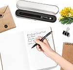 5-in-1 Stylus stylo & multicolore stylo en un, stylo multifonction avec boîte cadeau en métal, bleu noir rouge stylo à bille vert Ipad avec Style universel stylo multicolor pour écrans tactiles (noir)