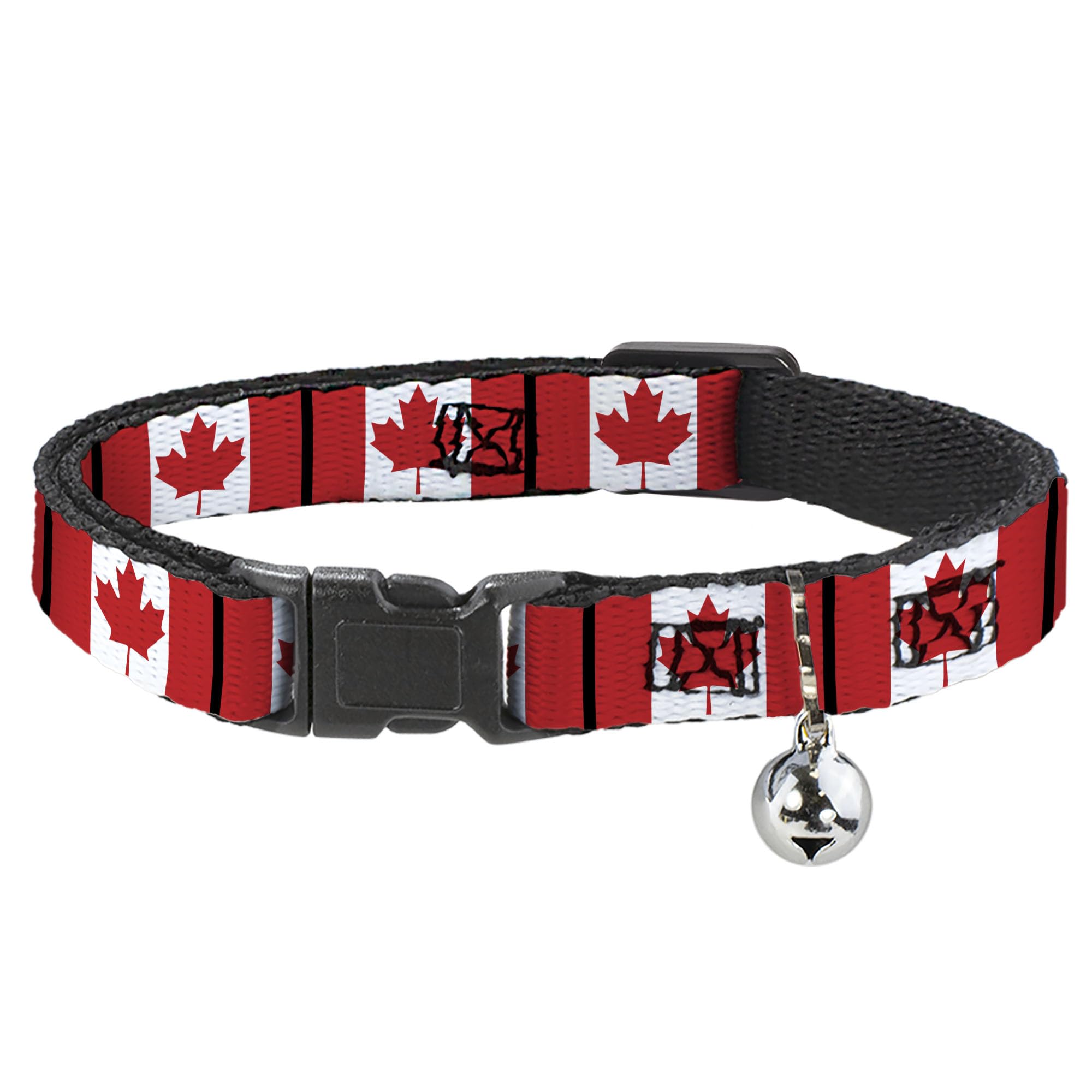 Collar de gato canadiense Buckle-Down para mascotas exploradoras en casa