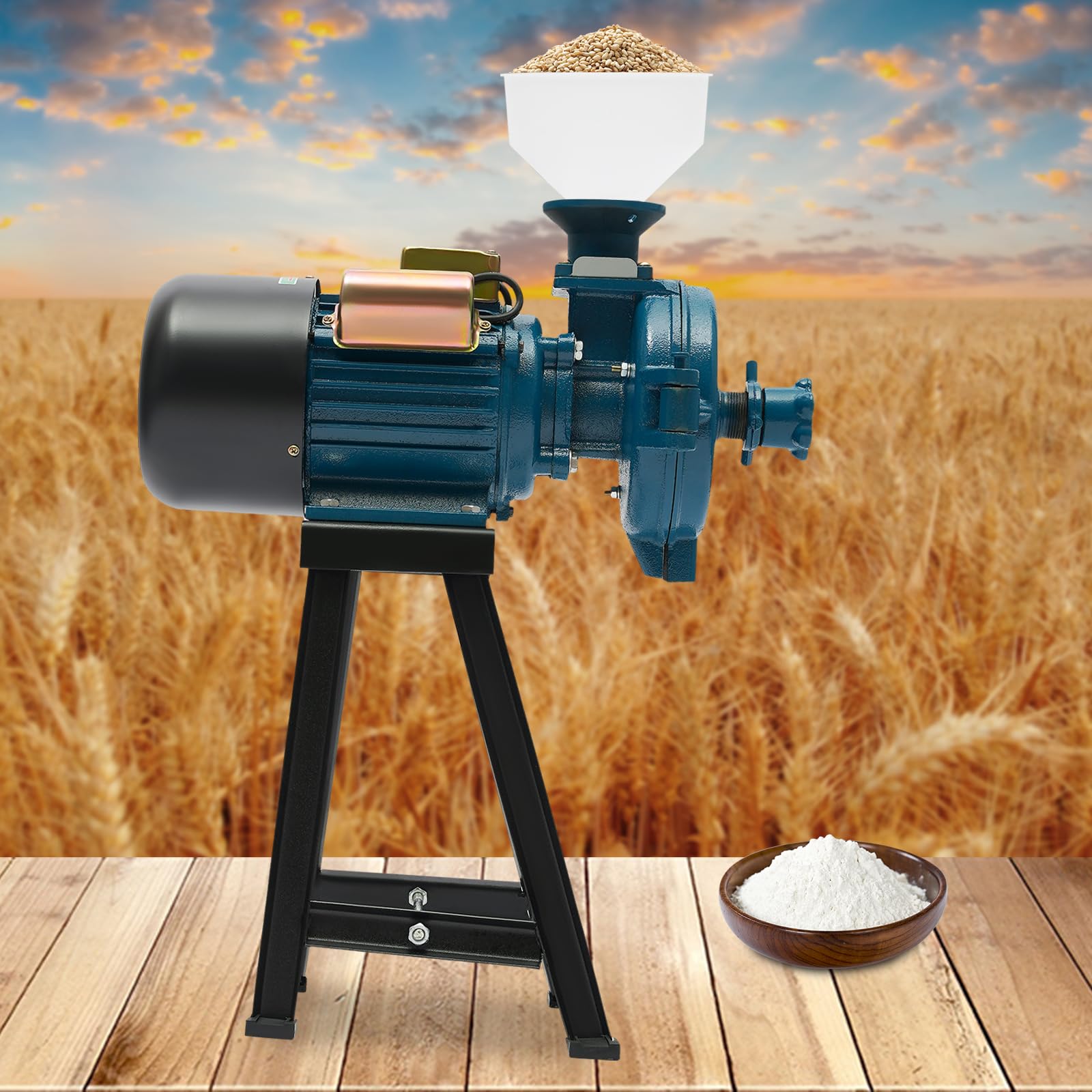 Moulin électrique 2200W Broyeur à Grains – Maïs, Blé, Céréales – 220V SENDERPICK