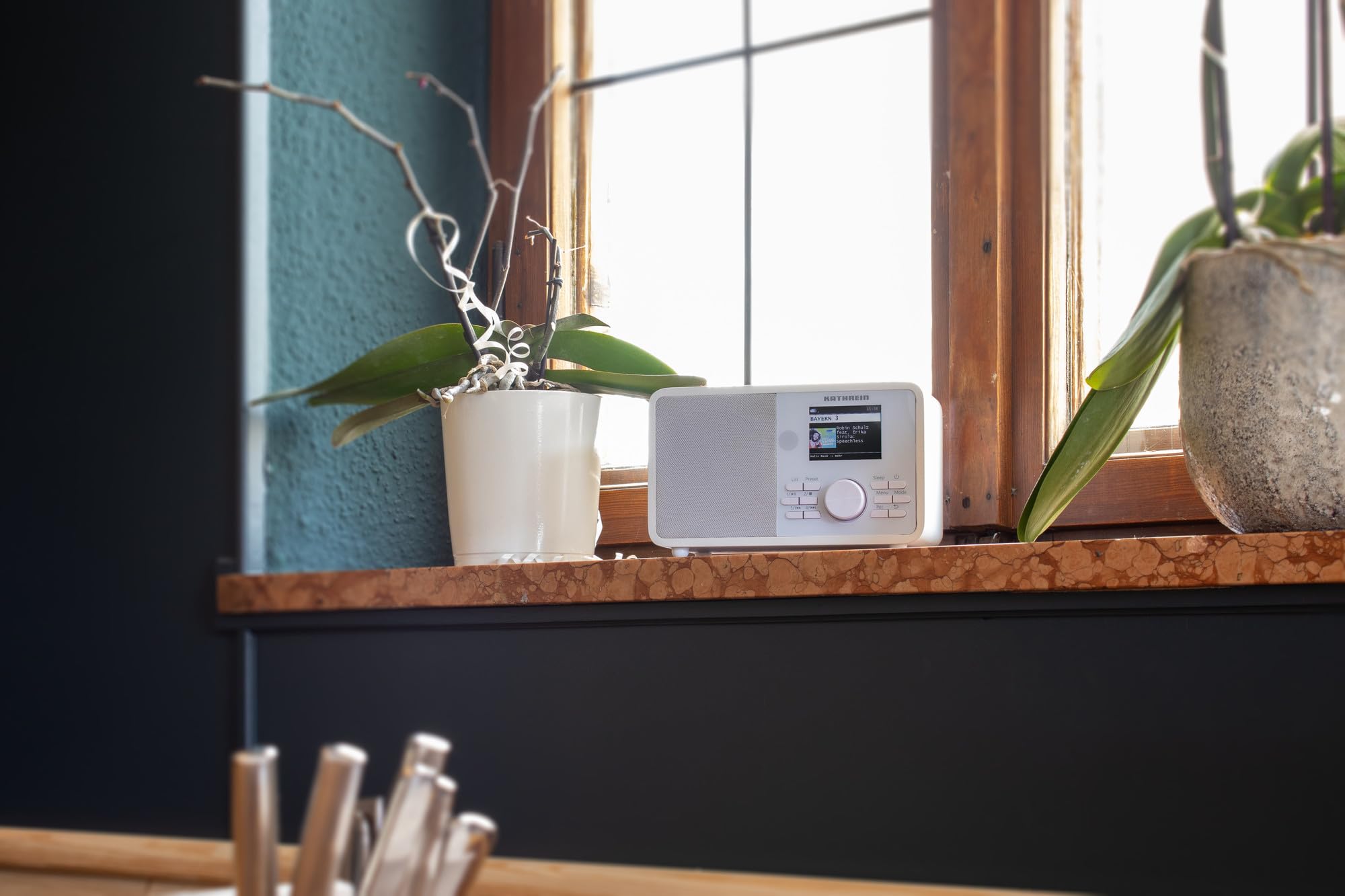KATHREIN Dab+ Link M11 – Dab+ / Radio Internet, Mono – Blanc
