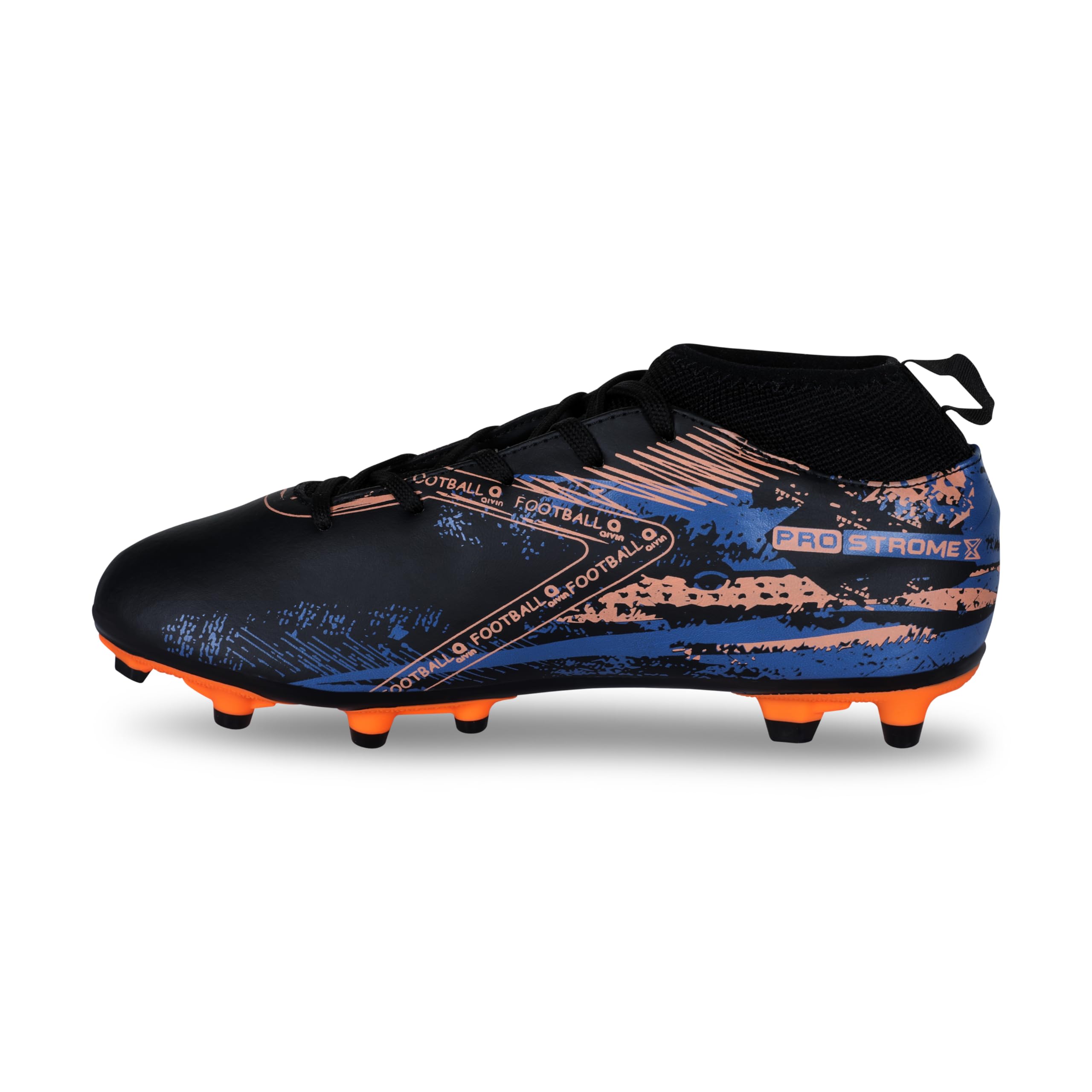 Aivin Pro Storme X Football Stud | Lightweight Comfort & Maximum Grip | Best for Competitive Soccer Players | Sports Cleats | Football Footwear | Football Sports Shoes