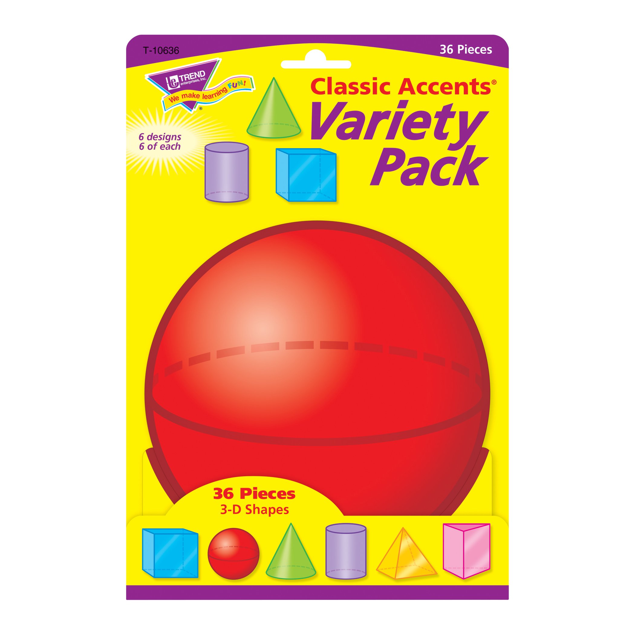 3-D Shapes Classic Accents(r) Variety Pack - Image 2