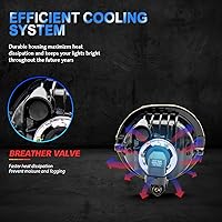 Vista 7 de Conjunto de luces antiniebla para Toyota Matrix 2003 2004 2005 2006 2007 2008 Kit de repuesto para 2003-2008 Pontiac Vibe 2004-2009 2010 Scion TC