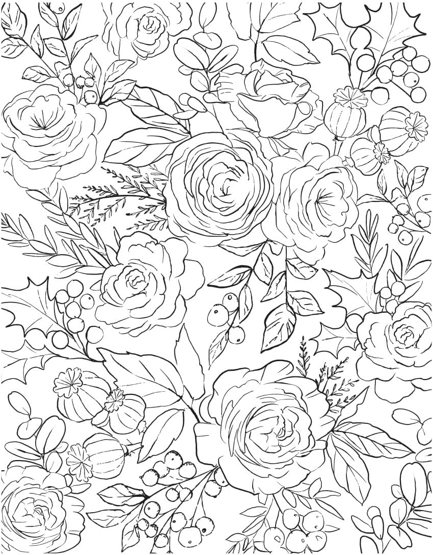 Spellbinders BP-195 Winter Rose Background Press Plate from the Handmade Holidays Collection