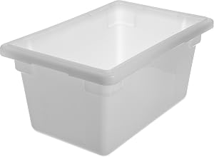 Carlisle FoodService Products StorPlus Food Storage Box, Container for Serving and Storing Hot or Cold Food, 5 Gallons, 1 Count, White