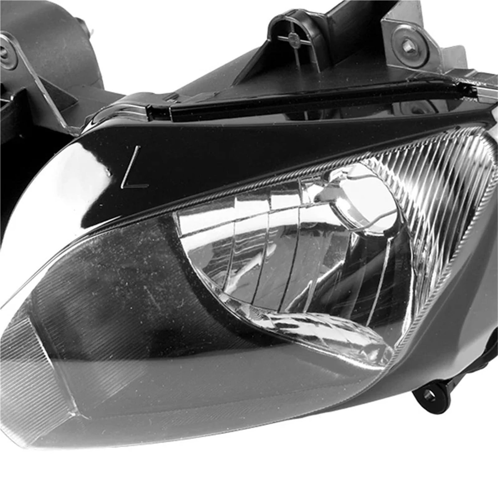 faro moto LED Faro delantero de motocicleta, conjunto de faro delantero para YZF R6, para YZF-R6, 1998, 1999, 2000, 2001, 2002