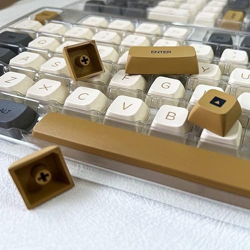 Miniatura 2 de Guffercty kred XDA - Juego de 125 teclas de perfil retro PBT para teclado mecánico Cherry Mx Switch (XDAEmber)