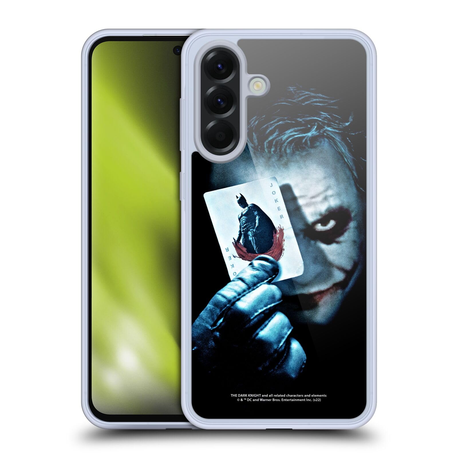 Head Case Designs Licenza Ufficiale The Dark Knight Carta Joker Arte Chiave Custodia in Gel [Protezione di Grado Militare] Compatibile con Samsung Galaxy A56 5G