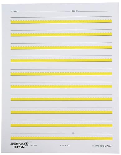 Abilitations Integrations Hi Write Intermediate 2 hojas de papel paquete de 100 páginas