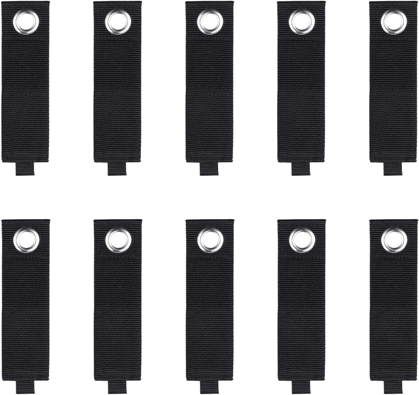 10 Pcs Heavy Duty Storage Strap Holds 25lbs Cable Strap Adjustable Hook-and-Loop Cord Organizer and Hanger for RV Garage Wall Organization