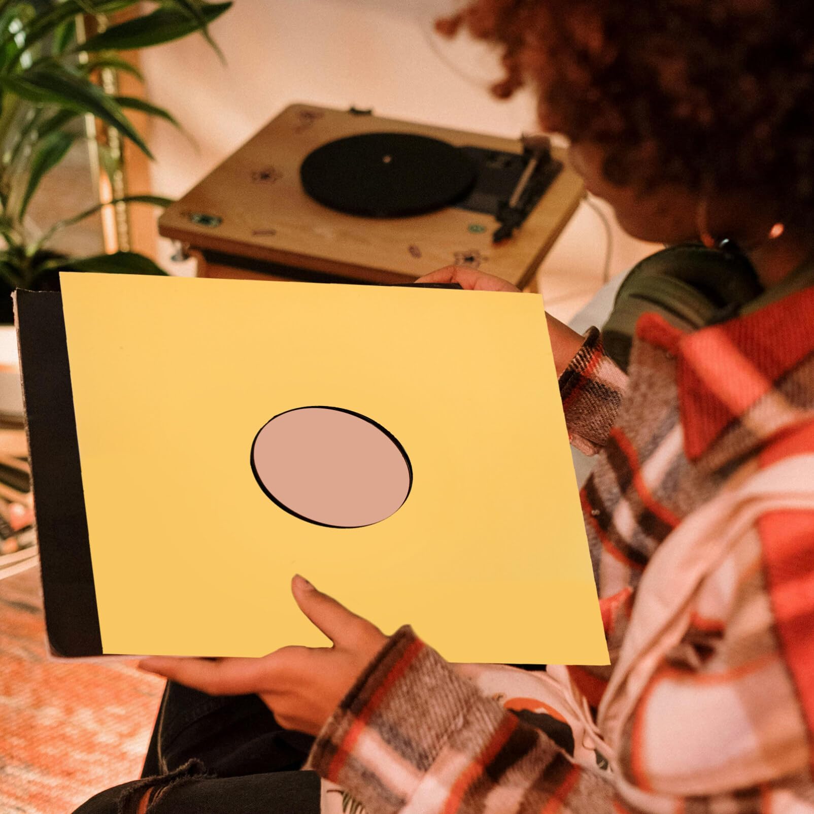 ibasenice 10stücke Schallplattenhüllen Für Vinyl Schallplatten Antistatische Stabile Und Schützende Außenhüllen Für Optimaler Schutz Und Präsentation Ihrer Schallplattensammlung