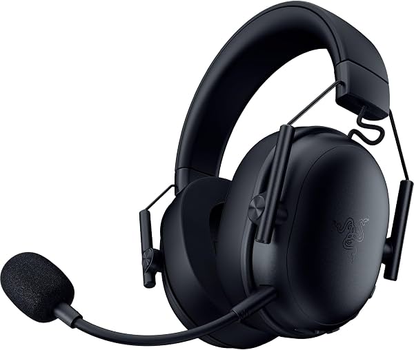 Razer BlackShark V3 X HyperSpeed Auriculares Gaming Inalámbricos para PC, Negro | Drivers de 50mm, Micrófono Cardioide, 2.4 GHz, Bluetooth, USB, Compatible con Mac, PS5, Nintendo Switch, Smartphone, Batería de 70 Horas