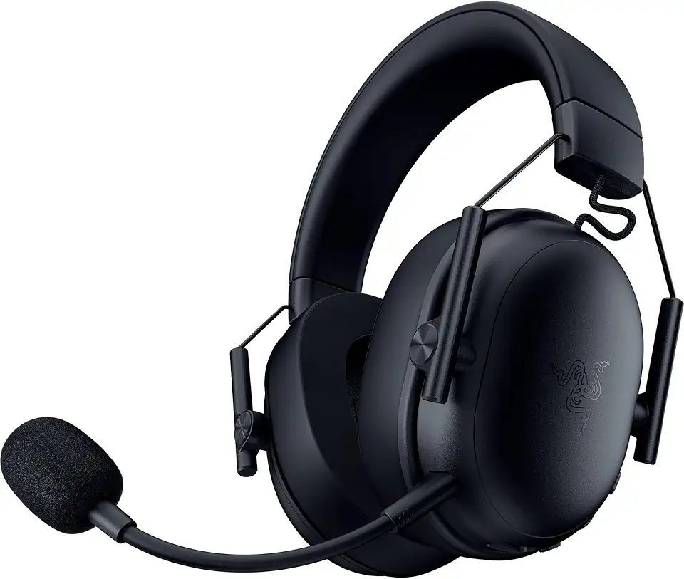 Headset Gamer Sem Fio Razer BlackShark V3 X HyperSpeed: Drivers 50mm - Mic Cardioide - 2,4GHz, Bluetooth, USB - Mac, PS5, Nintendo Switch, Smartphone - Bateria 70h - Preto