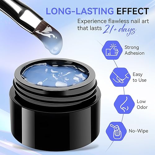 Miniatura 6 de Makartt Arte de uñas de gel 3D Gel de escultura 3D para arte de uñas, espejo, cromo, polvo de uñas, polaco, antojo, pintura metálica 3D, diseño de