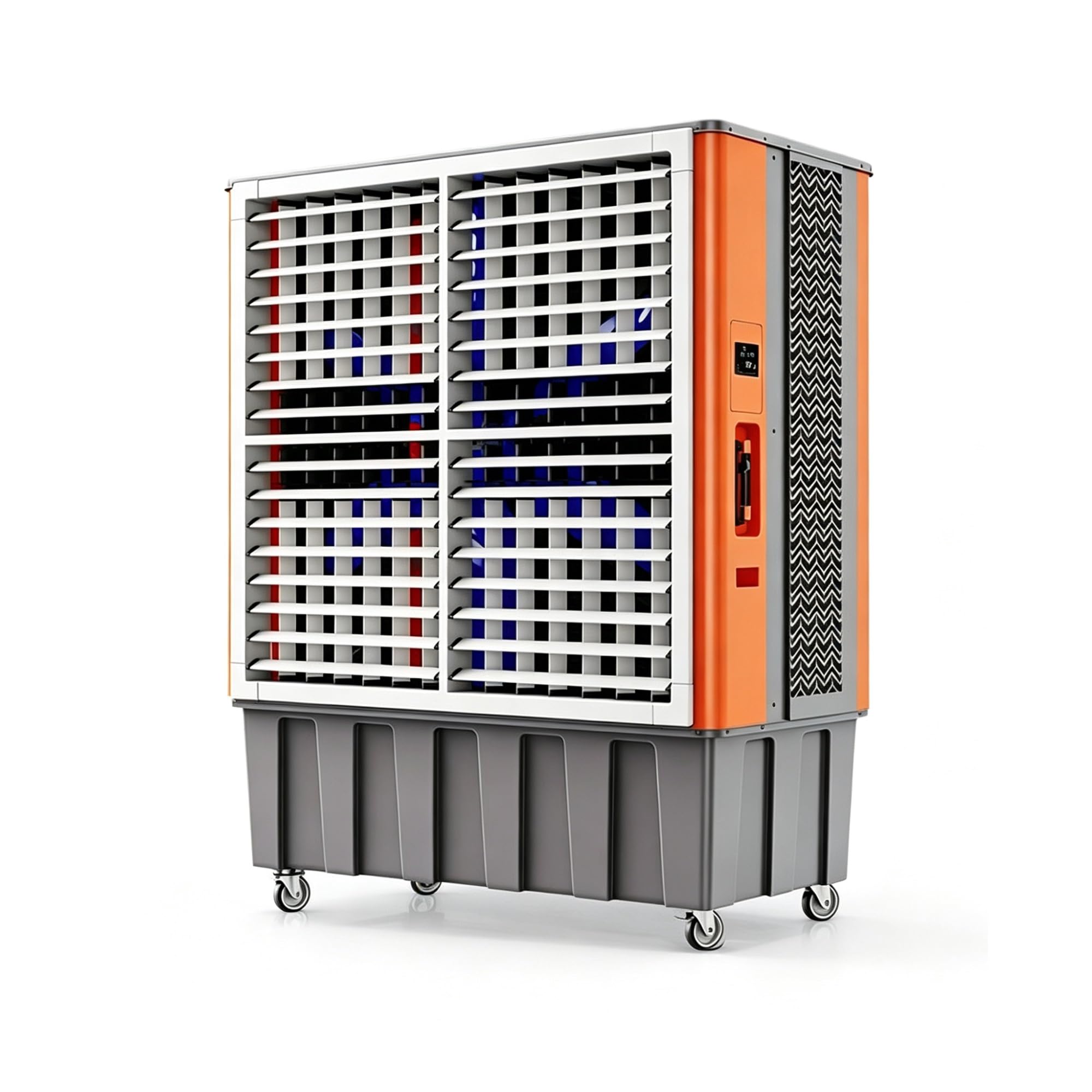 Evaporative Air Cooler Large Commercial Movable Industrial Cooler Water Cooling Fan